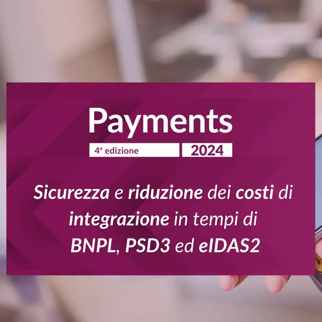 Titolo dell'evento Payments